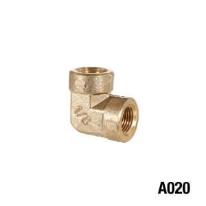 90° Elbow, 1/8"F x 1/8"F Adaptor (Brass)