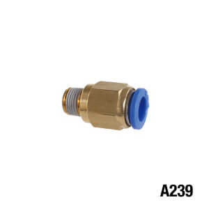 Tube Fitting, Push-In Type, PC8-PT1/8"M