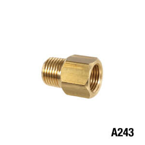 Thread Converter, PT1/8"F x NPT1/8"M (Brass)